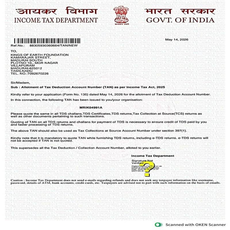 TAN Registration